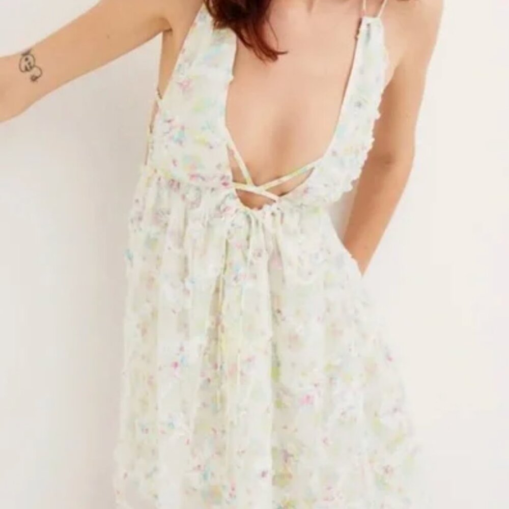 BNWT For Love & Lemons Becky Mini Dress